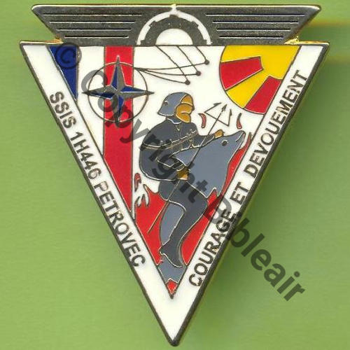 NH  BSVIA PETROVECH   SOUTIEN OPERATIONEL SSIS  Fab LOC 2Attach PINS Dos lisse Sc.Y.GENTY